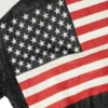 Michael Hoban American Flag Usa Leather Jacket