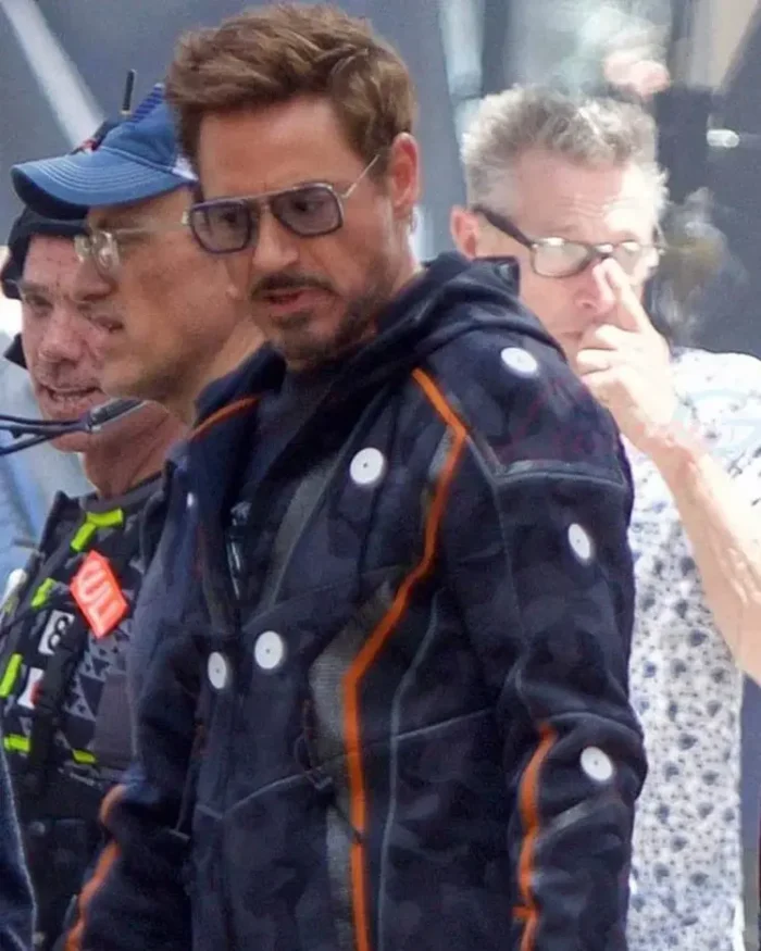 Robert Downey Jr. Avengers Infinity War Jacket Front