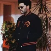 The Weeknd Bape X Xo Varsity Jacket Front View