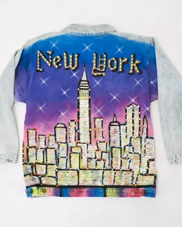 Tony Alamo New York City Jean Jacket Style Back