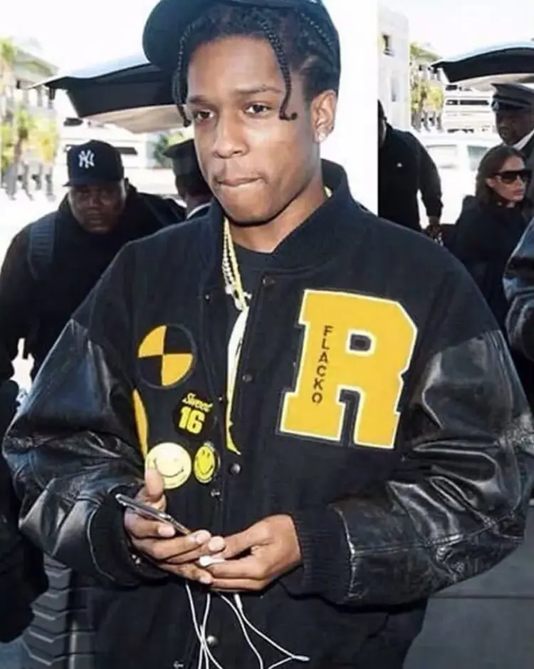 ASAP Rocky Flacko Testing in Progress Varsity Jacket