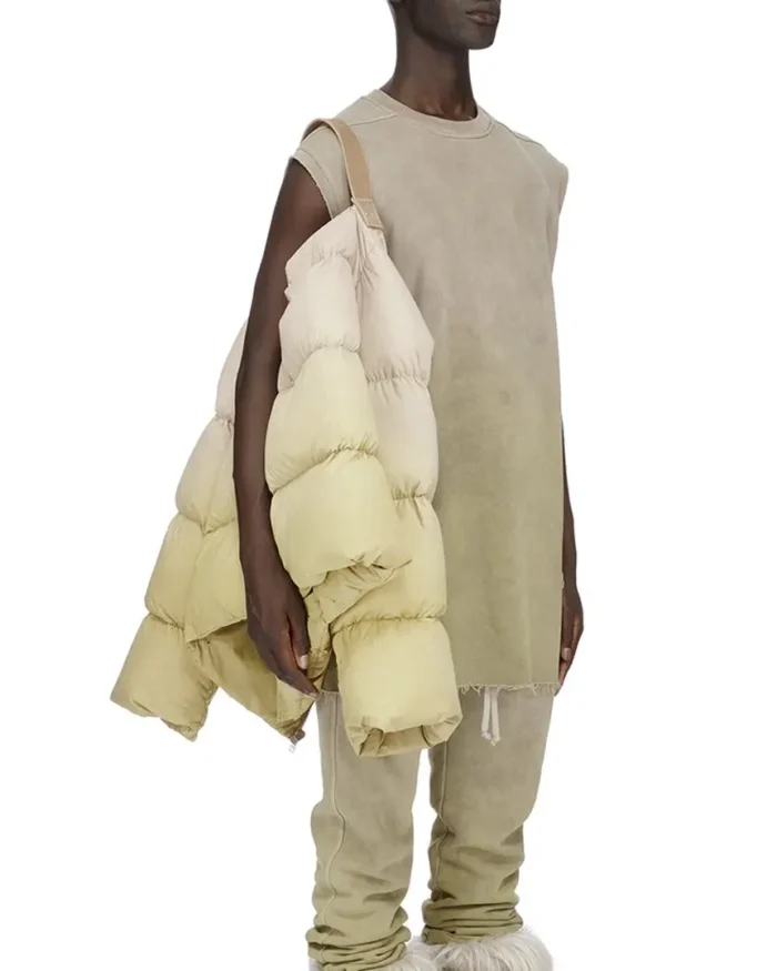 Asap Rocky Moncler X Rick Owens Down Jacket Acid Hanged