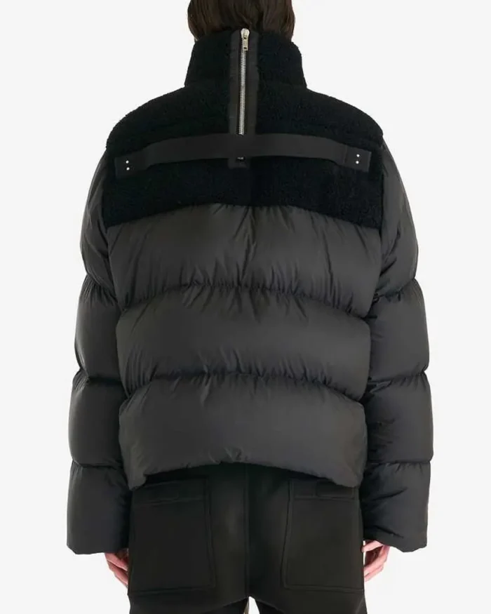 Asap Rocky Moncler X Rick Owens Down Jacket Black Back