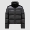 Asap Rocky Moncler X Rick Owens Down Jacket Black Front Look