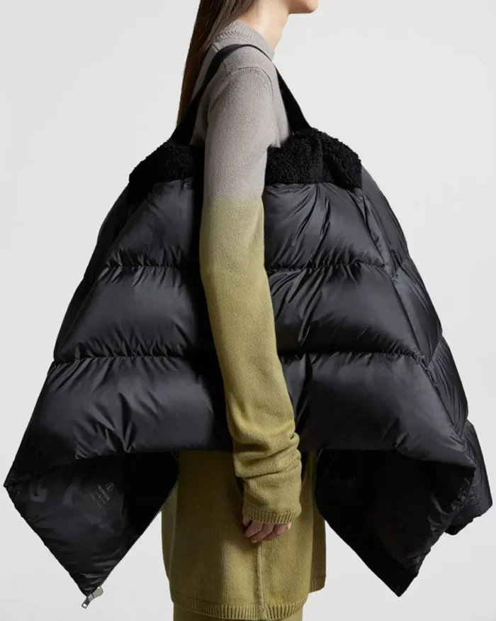 Asap Rocky Moncler X Rick Owens Down Jacket Black Hanged