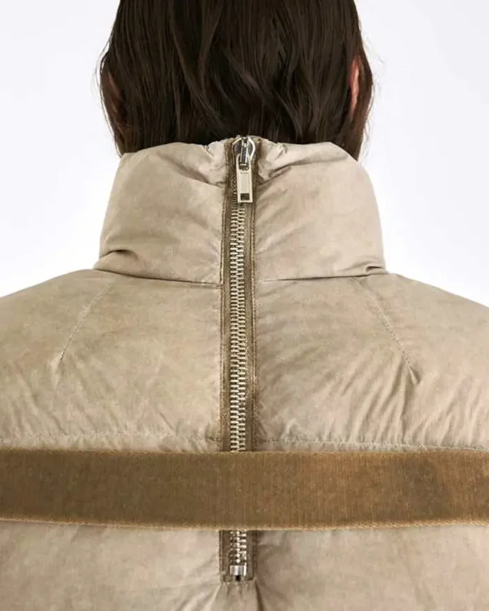 Asap Rocky Moncler X Rick Owens Down Jacket Dirt Back Closeup