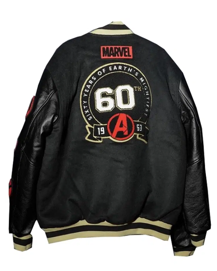 Avengers 60th Anniversary Varsity Jacket For Men And Women On Sale