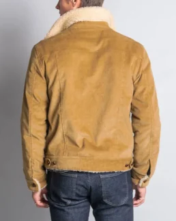 Bob Dylan Beige Corduroy Jacket - back view