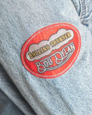 Bob Dylan Rolling Thunder Tour Jacket - right sleeve patch closeup