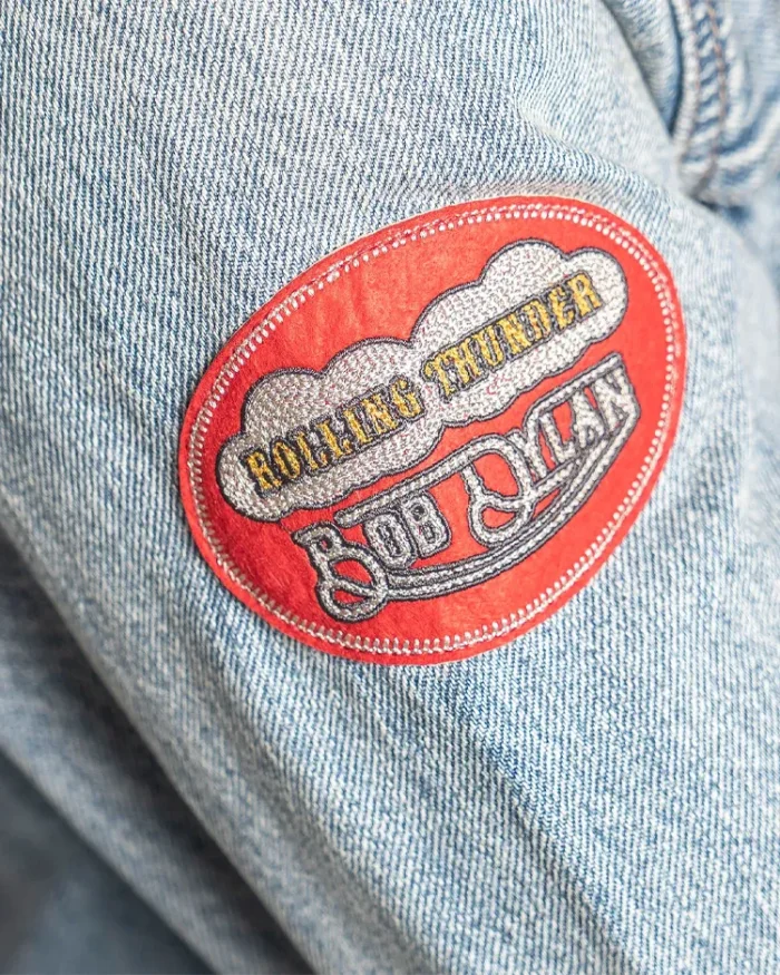 Bob Dylan Rolling Thunder Tour Jacket - Right Sleeve Patch Closeup