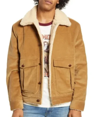 Bob Dylan Beige Corduroy Jacket - front