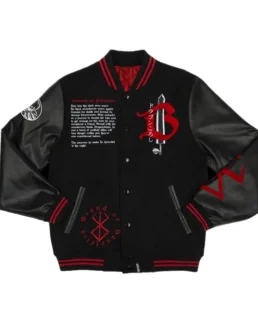 Brand Of Sacrifice Black Varsity Jacket