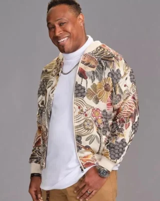 Claim to Fame S03 Dedrick Floral Bomber Jacket