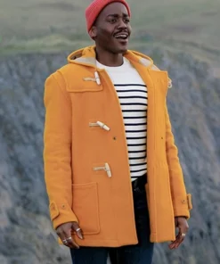Doctor Who Ncuti Gatwa Yellow Duffle Coat