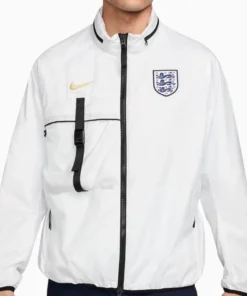 England Euro 2024 White Jacket