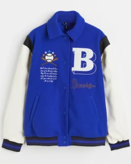 H&M Brooklyn Baseball Varsity Jacket