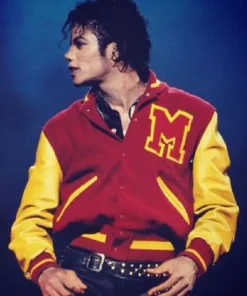 Michael Jackson Thriller Red Varsity Jacket