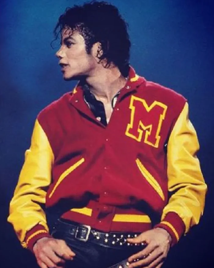 Michael Jackson Thriller Red Varsity Jacket