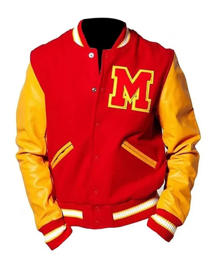 Michael Jackson Thriller Red Varsity Jacket For Men And Women On Sale