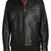 Roundtree & Yorke Burnished Hipster Leather Jacket