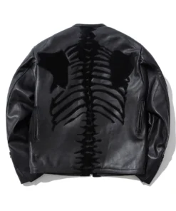 Shop Bones Flat-Track All Black Vanson Biker Jacket For Men And Women On Sale