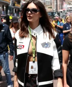 Shop Emily Ratajkowski F1 Monaco Grand Prix Jacket For Men And Women On Sale
