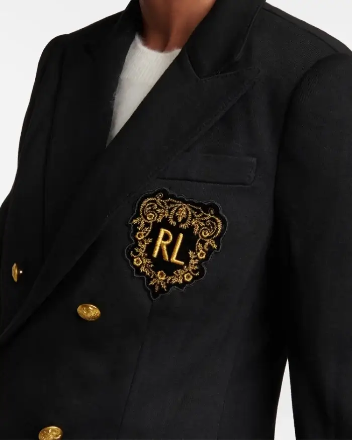 Shop Ralph Lauren Polo Double-Breasted Blazer For Men And Women On Sale