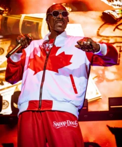 Snoop Dogg Cali to Canada Tour 2024 Flag Jacket
