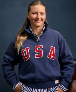 Team USA Fleece Quarter-Zip Sweater