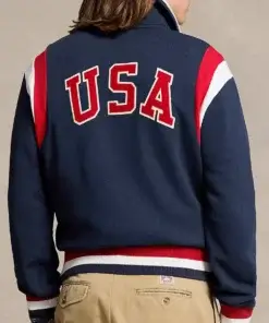 Team USA Unisex Fleece Baseball Jacket