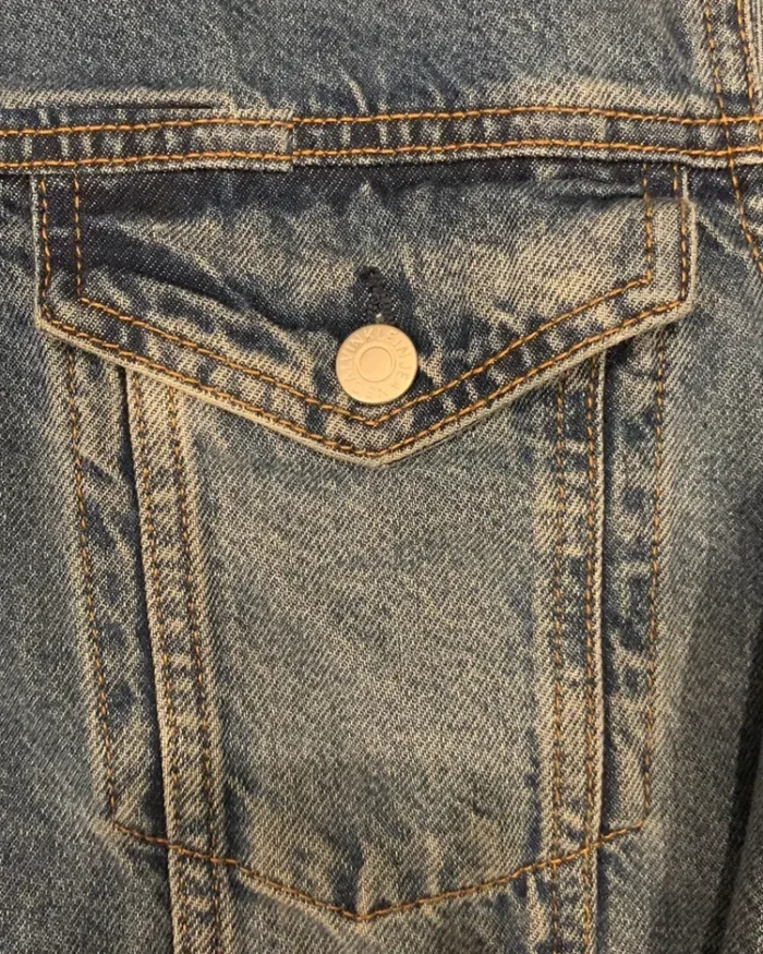 Asap Rocky Calvin Klein Denim Jacket Pocket