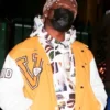 Asap Rocky Sjv Varsity Jacket Front Closeup