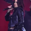 Brit Awards 2024 Dua Lipa Black Cropped Jacket Side View