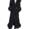 Dorothy Suede Maxi Black Coat