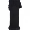 Dorothy Suede Maxi Black Coat Back