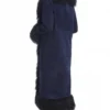 Dorothy Suede Maxi Navy Blue Coat Back