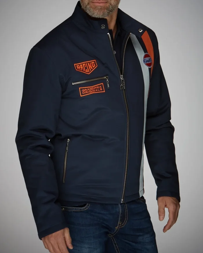 Gulf Roadmasterjjacket Navy Blue Front