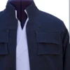 Han Solo Blue Bespin Jacket Gabardine Closure