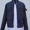 Han Solo Blue Bespin Jacket Gabardine Front