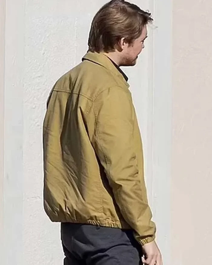 joe alwyn kinds of kindness 2024 beige jacket back