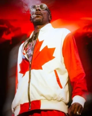 snoop dogg cali to canada tour 2024 flag jacket front