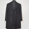 1939 Navy Officer Bridge Coat Shoot IMG Front - Trendy Leather Jackets