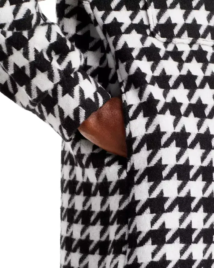 Bagatelle Houndstooth Shirt Jacket Pocket