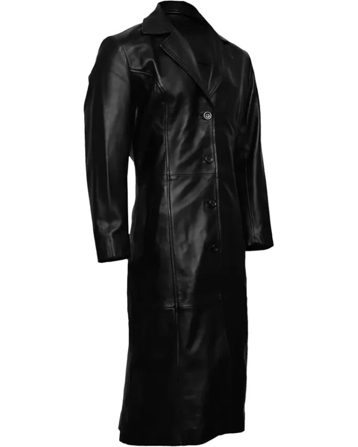 Beyoncé Renaissance Tour Dundas Black Coat Front - Trendy Leather Jackets