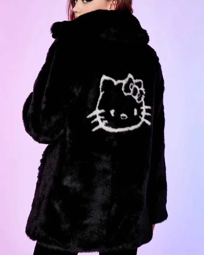 Dolls Kill Hello Kitty Fur Jacket