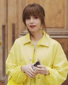 Emily In Paris S04 Emily Cooper Yellow Jacket