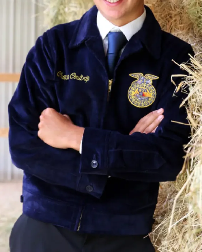 Ffa Blue Jacket Front Side