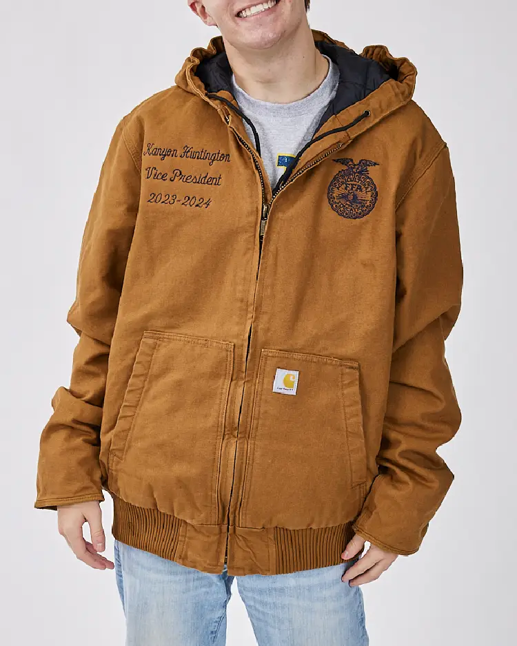 FFA Carhartt Hooded Jacket front