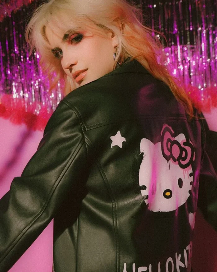 Forever 21 X Sanrio Hello Kitty & Friends Moto Jacket