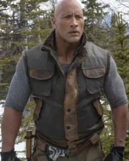 Jumanji 3 Dwayne Johnson Leather Vest